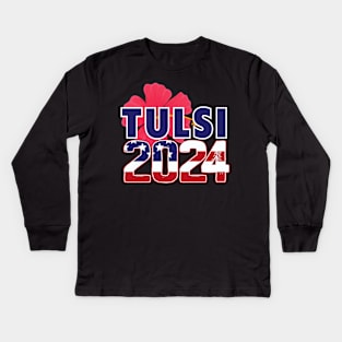 Tulsi 2024 Kids Long Sleeve T-Shirt